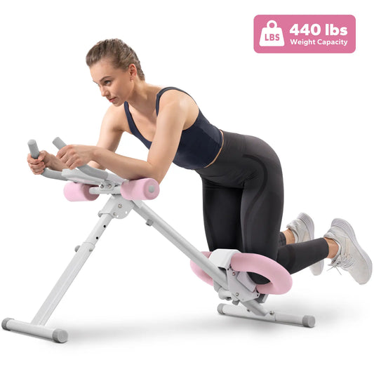 Merach Adjustable Ab Trainer Machine with LCD Monitor, Foldable Ab Exercise Machine for Abs, Arm, Leg, Buttocks Shaper, Core & Ab Trainer at Home Gym for Women, Workout Equipment, Tiktokshopblackfriday Springstatements